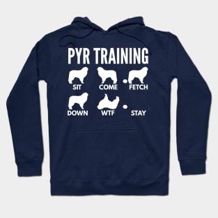 Great Pyrenees Training Pyr Dog Tricks Hoodie